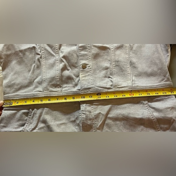 Anthropologie Lee Acid-Wash Lavender Denim Short Overalls XL - Picture 11 of 13